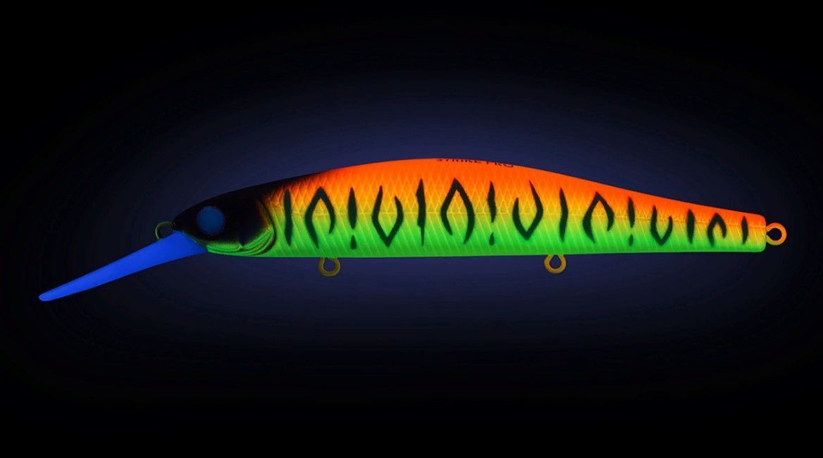 Воблер Strike Pro Inquisitor MDR 110SP A242S Sunrise Mat Tiger 17,3 гр   EG-193BXL-SP#A242S — крупный план
	                                    1