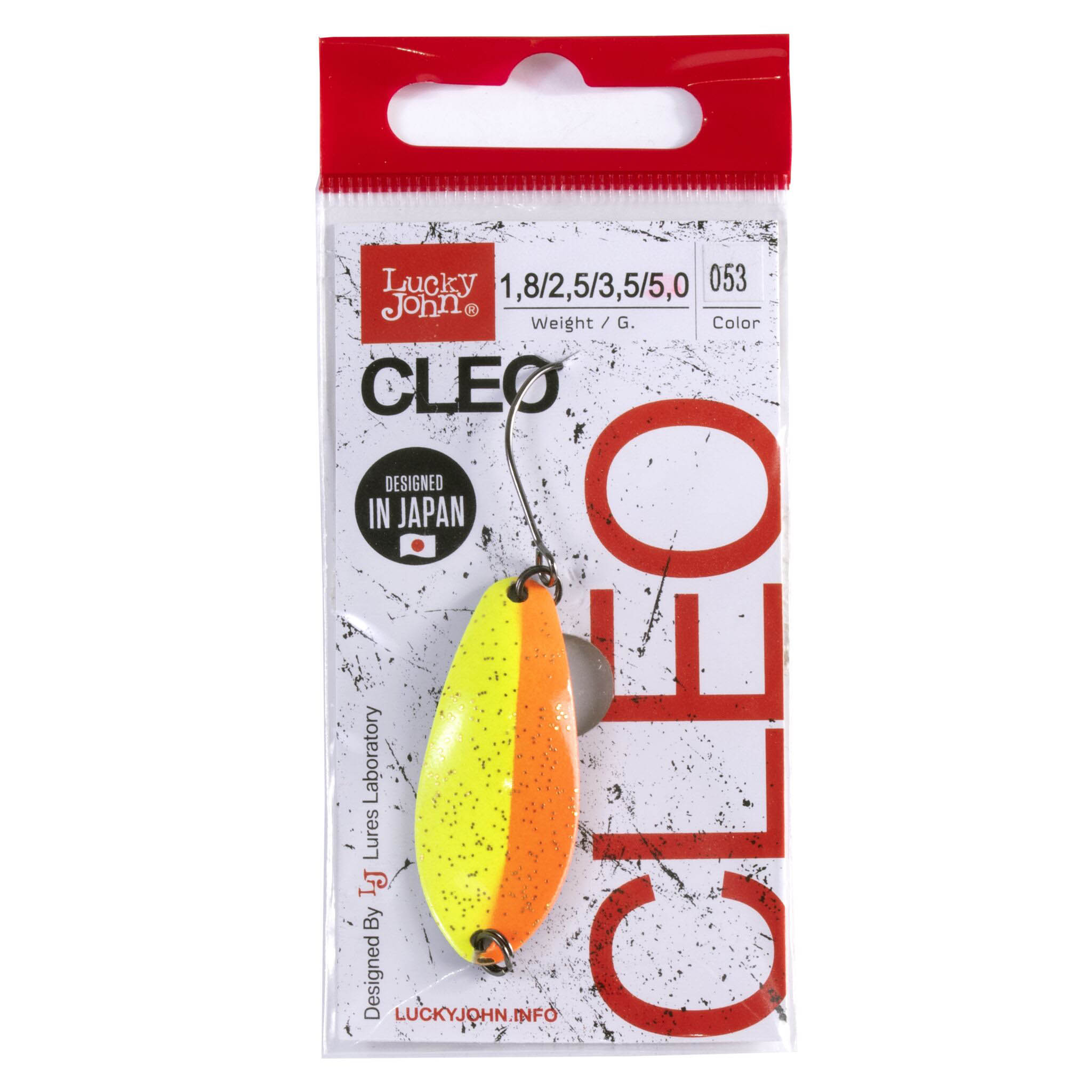 Колеблющаяся Блесна Lucky John Cleo 5 гр 41 мм 053   LJCL50-053 — крупный план
	                                    2