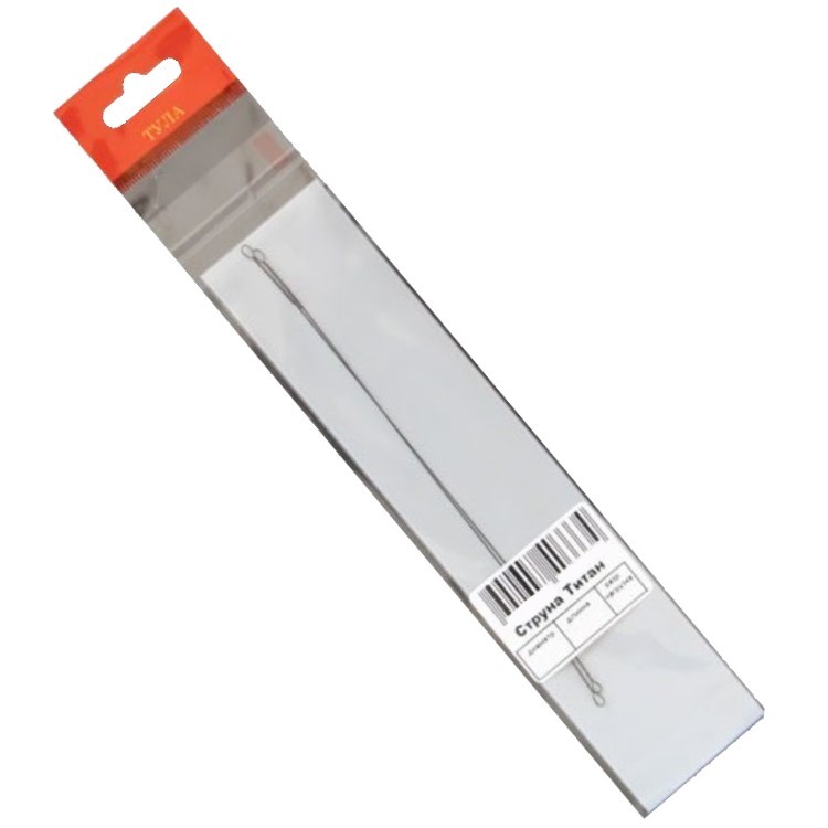 Поводок Тула Титан Струна 25 см 9 кг  0,35 мм  2 шт   птс-035250 — крупный план
	                                    2