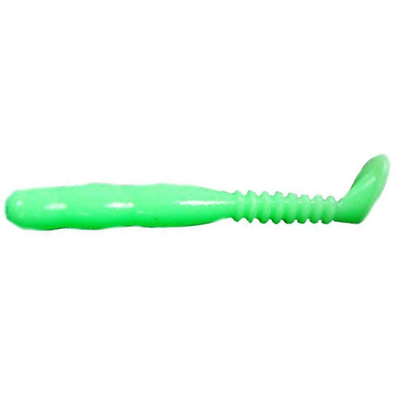 Силиконовая приманка Reins Rockvibe Shad 2 50 мм 20 шт 109-Glow melon sherbet   RSH2-109 — характеристики,  особенности конструкции