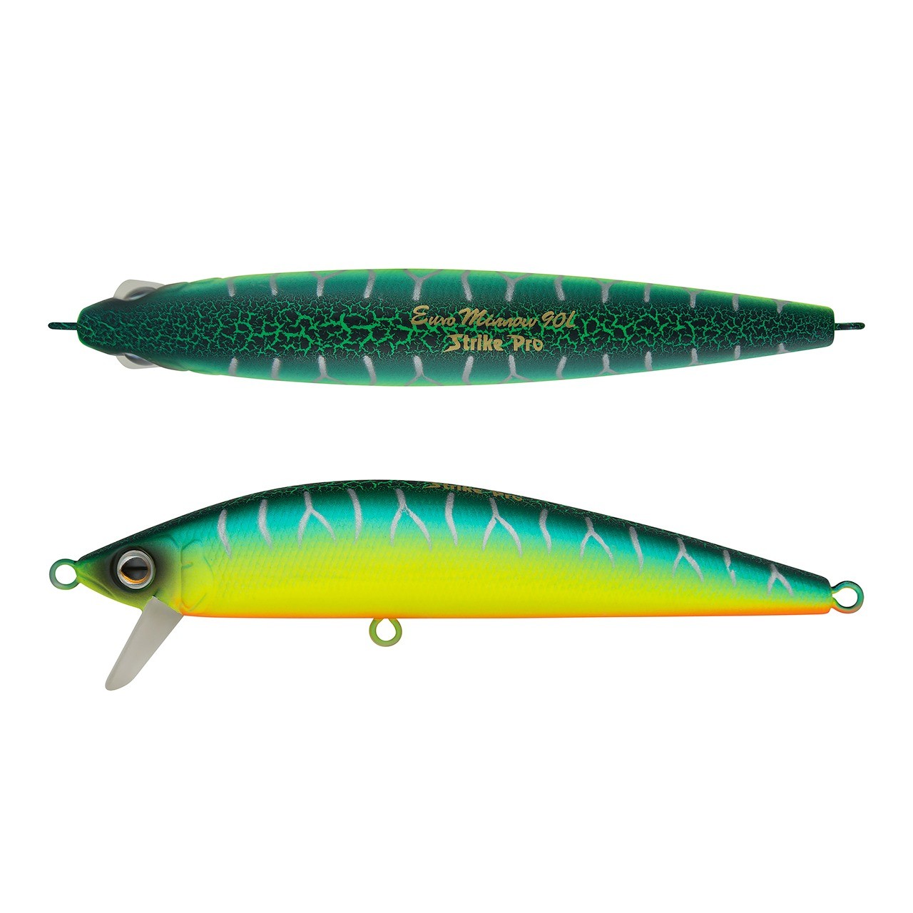 Воблер Strike Pro Euro Minnow 110 A223S-RP Pearl Mat Tiger 17 гр   JL-115F#A223S-RP — характеристики,  особенности конструкции