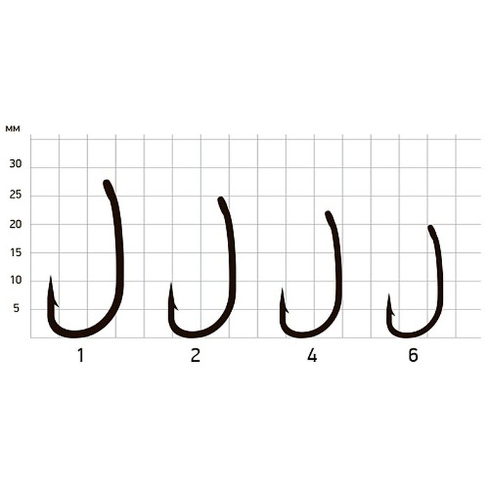 Крючок Одинарный Saikyo KH-10099 Special Carp №6 10 шт BN   KH-10099BN6-10 — крупный план
	                                    1