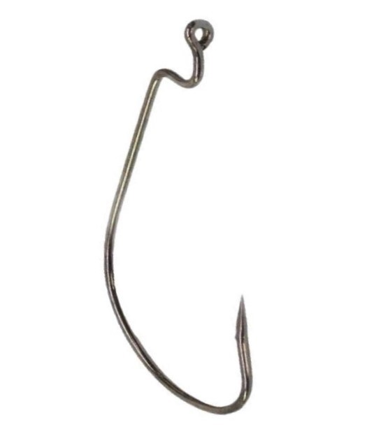 Крючок Офсетный Cobra L-Worm 2312NSB №1 3 шт    CO502-001 — характеристики,
	                                    особенности конструкции