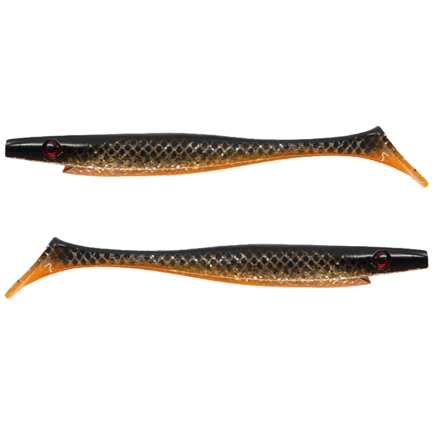 Силиконовая приманка Strike Pro Pig Shad Tournament 180 мм 2 шт Glitter Fegisen   SP-172M#SP10 — характеристики,  особенности конструкции