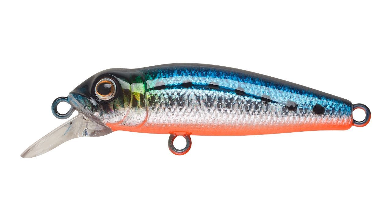 Воблер Strike Pro Midge 40 A234-SBO-LU Blue Back Silver OB Fluo 2 гр   EG-074SP#A234-SBO-LU — характеристики,
	                                    особенности конструкции