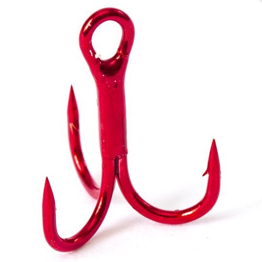 Крючок Тройной Gamakatsu 13NR Treble Hooks Red №12 10 шт    146873-012 — характеристики,
	                                    особенности конструкции