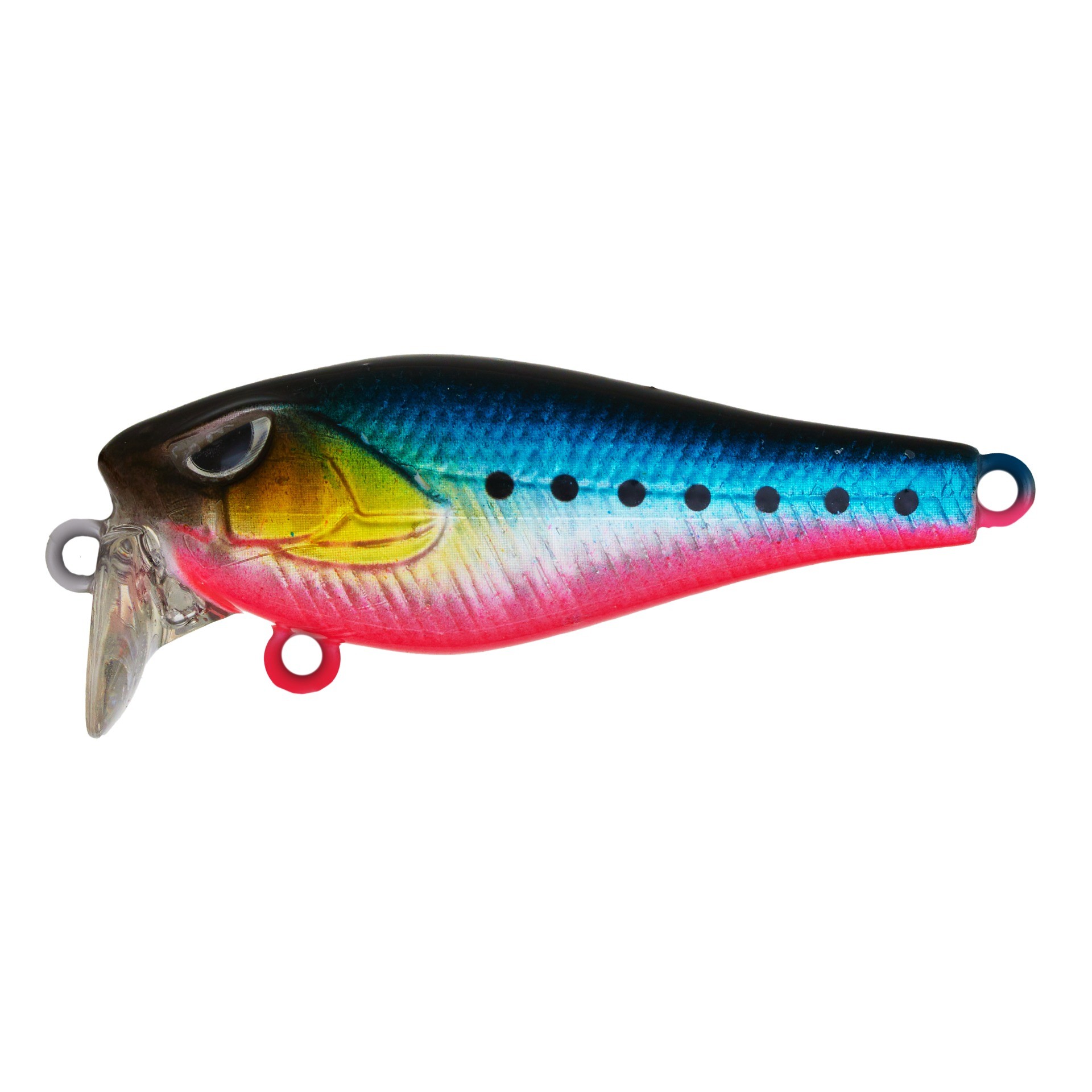 Воблер Strike Pro Funky-X Crank (Medium Trank) 36F A234-SBO Blue Back Silver OB Fluo 3 гр   EG-239#A234-SBO — характеристики,  особенности конструкции