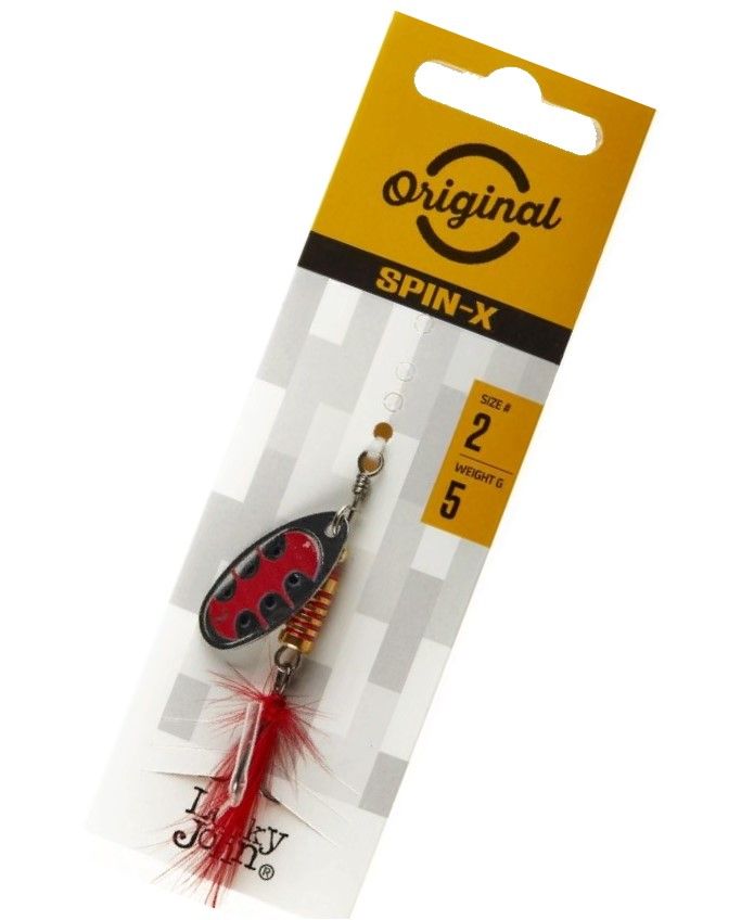 Вращающаяся Блесна Lucky John Spin-X Round №2 5 гр SX1   LJSR02-SX1 — крупный план
	                                    2