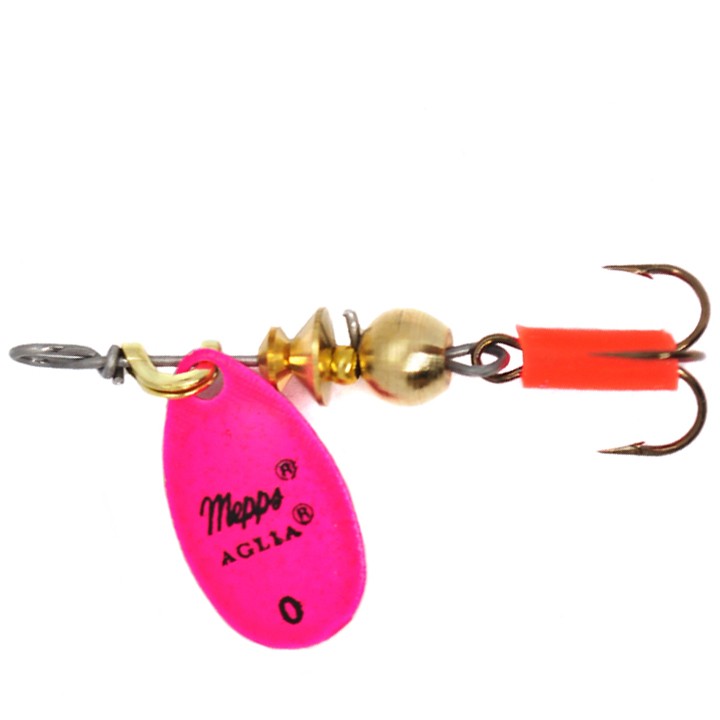 Вращающаяся Блесна Mepps Aglia Fluo №0 2,5 гр Rose   af-0-rs — характеристики,
	                                    особенности конструкции