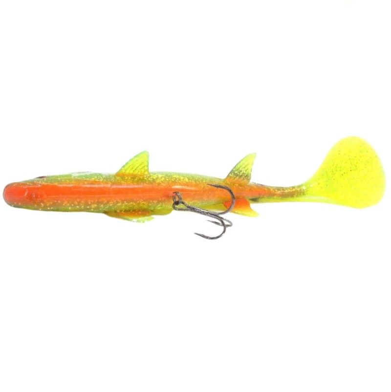 Силиконовая приманка Fox Rage Replicant Wobble 23 230 мм 1 шт UV Perch UV  NRE044 — крупный план
	                                    1