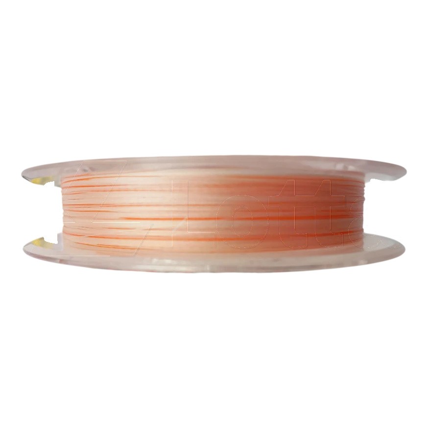 Плетеный шнур Duel PE Super X-Wire 4 Eging 200 м  PE # 0,4 White Orange Marking 0,11 мм   H4623-WOM — крупный план
	                                    1