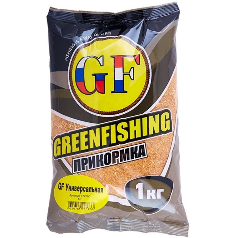 Прикормка Greenfishing GF  Универсальная 1 000 гр — характеристики,
	                                    особенности конструкции