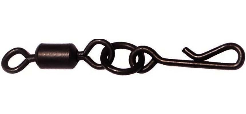 Вертлюг с застежкой Kosadaka Flexi Change With Ring №4 4 шт    4109B-4 — характеристики,
	                                    особенности конструкции