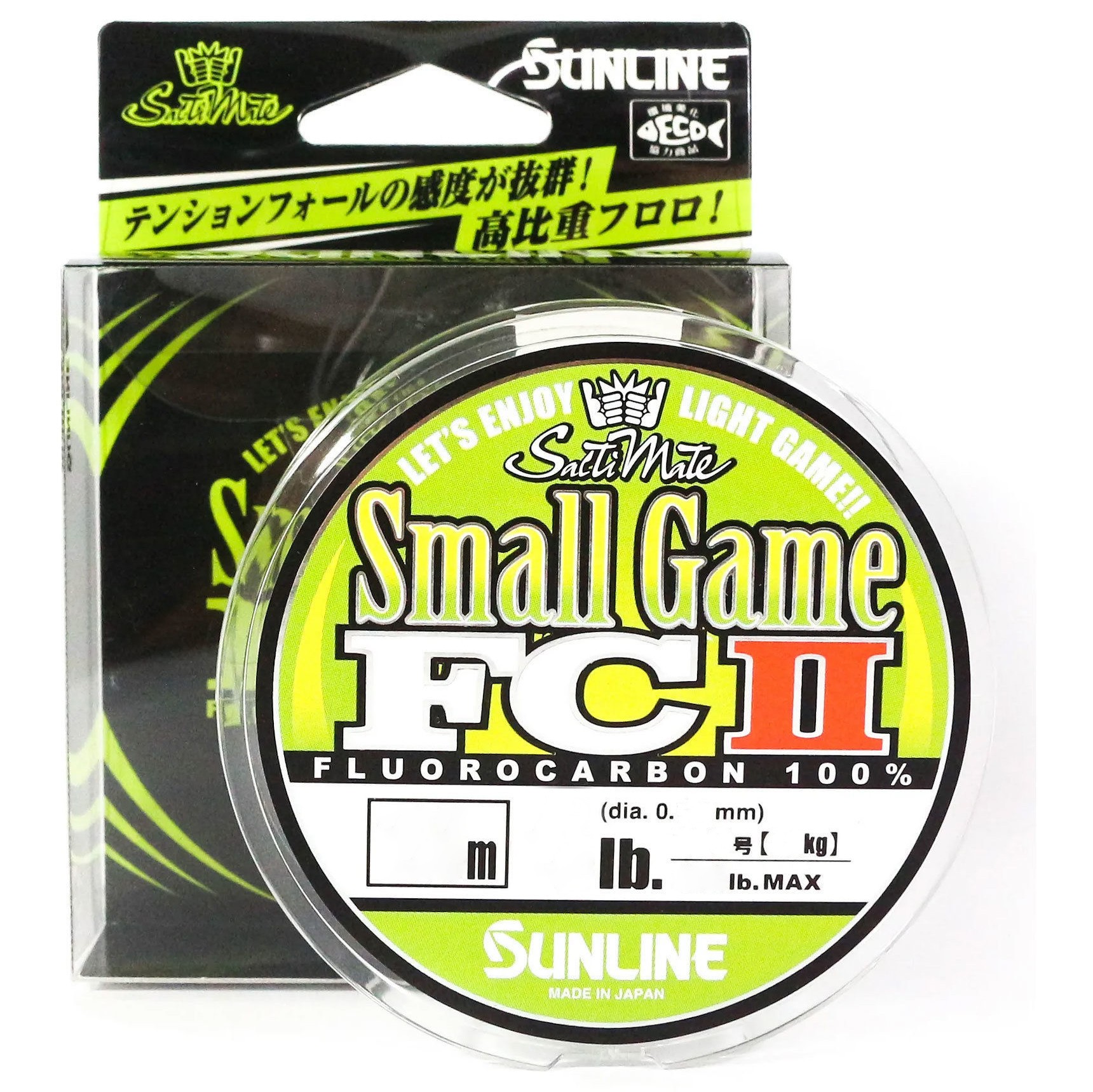 Флюорокарбон Sunline SWS Small Game FC II 240 м 0,117 мм  PE #0.5 — характеристики,  особенности конструкции