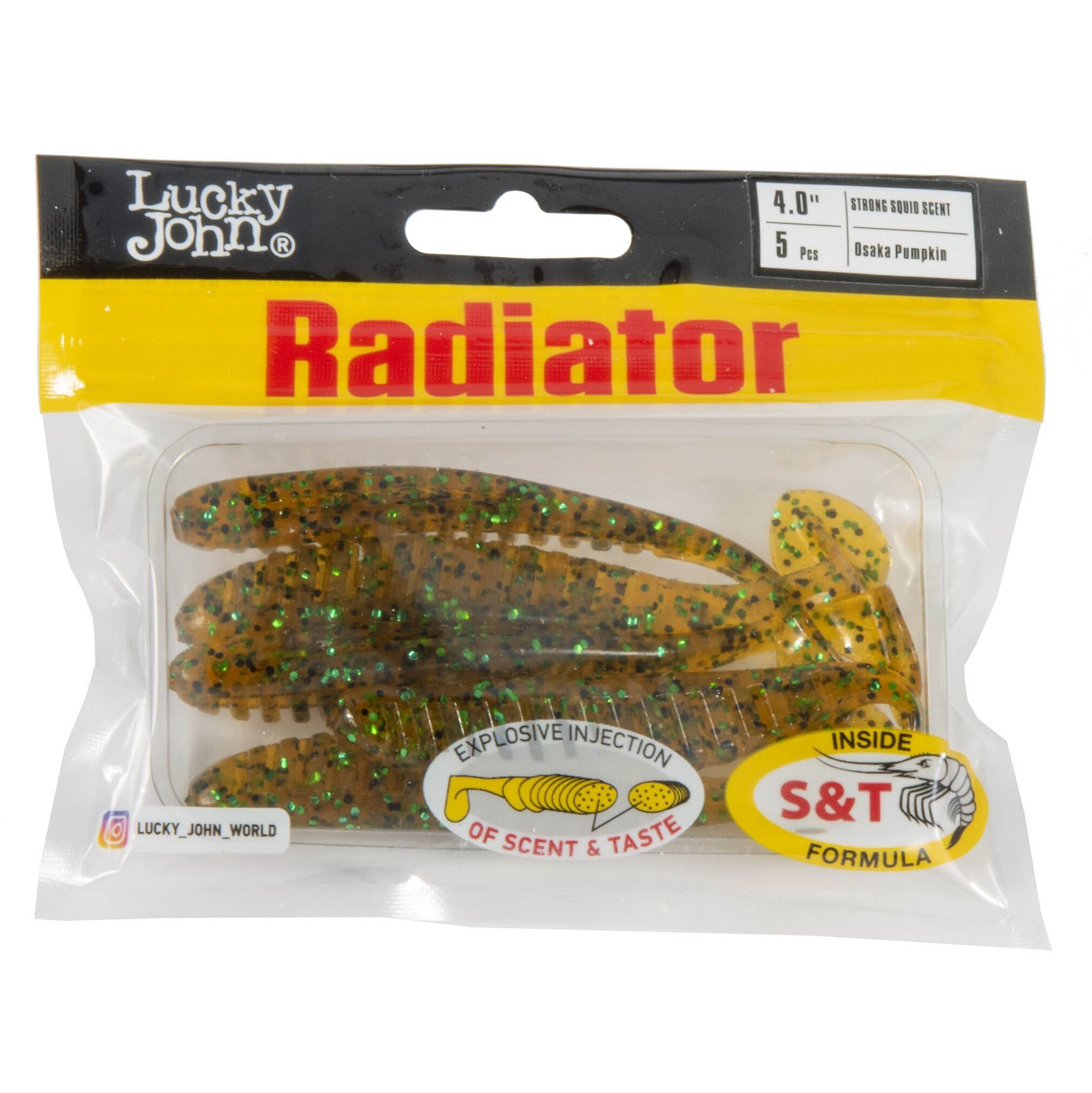 Силиконовая приманка Lucky John Radiator 4.0in 100 мм 5 шт PA19 Pro Series  140210-PA19 — крупный план
	                                    2