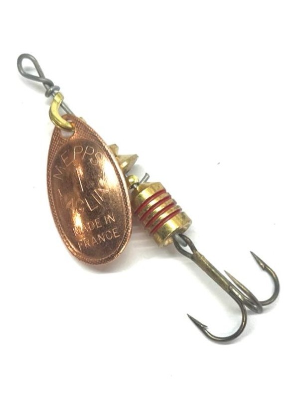Вращающаяся Блесна Mepps Aglia №1 3,5 гр Copper   a-1-c — крупный план
	                                    1