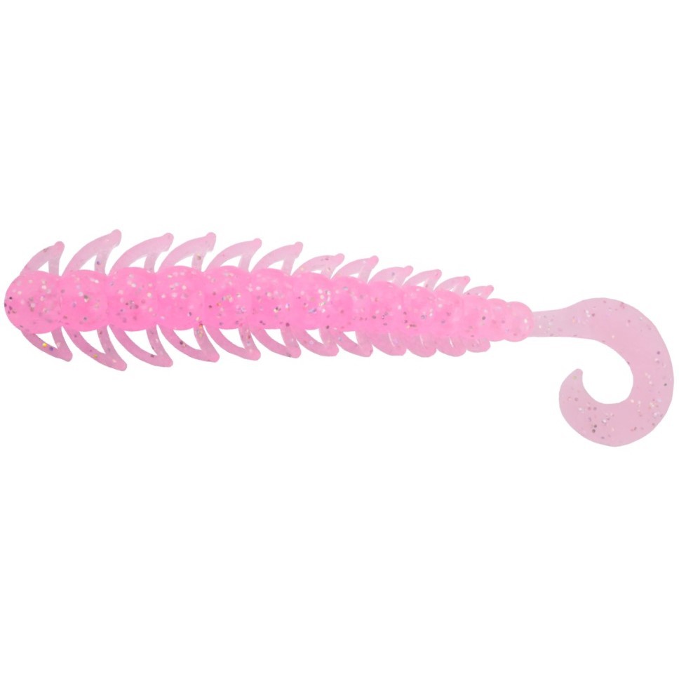 Силиконовая приманка Bait Breath Bugsy Pro 3.5 88 мм 12 шт S879 Glow Pink Uv/Holo — характеристики,  особенности конструкции