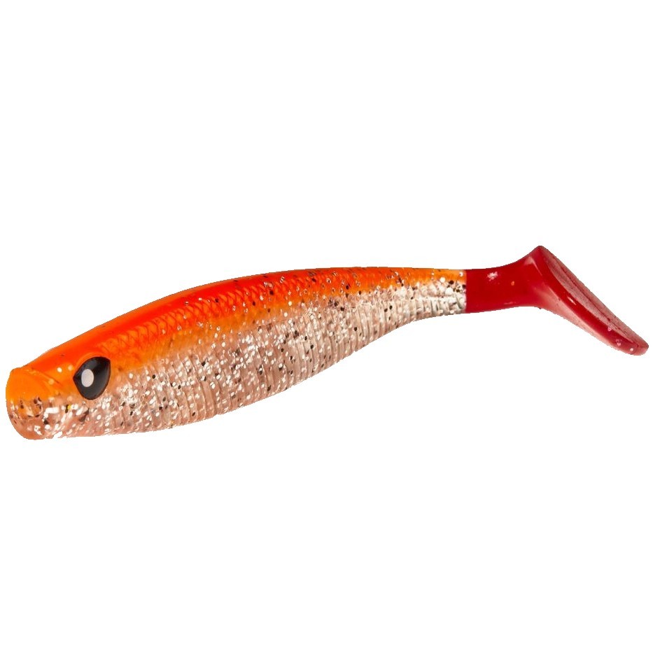 Силиконовая приманка Lucky John Red Tail Shad 3.5in 89 мм 5 шт PG32 3D Series  140426-PG32 — крупный план
	                                    1