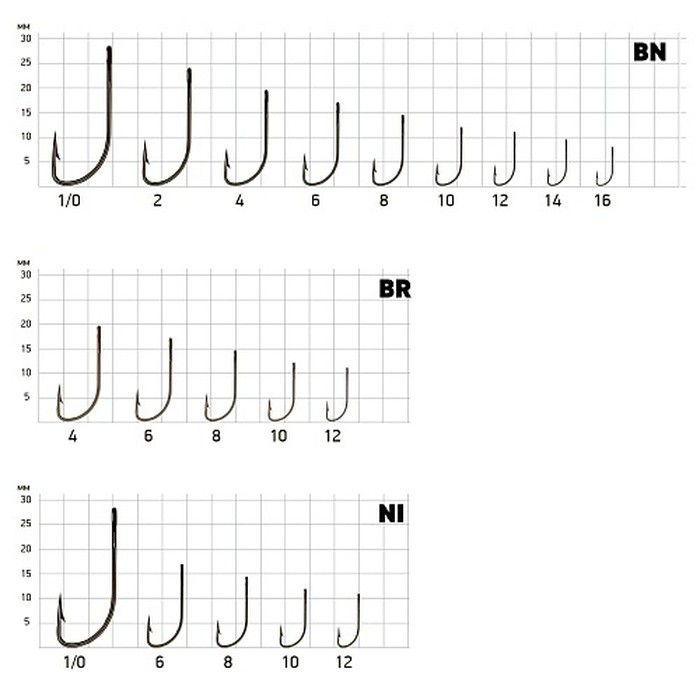 Крючок Одинарный Saikyo KH-11004 Crystal №14 10 шт BN   KH-11004BN14-10 — крупный план
	                                    1