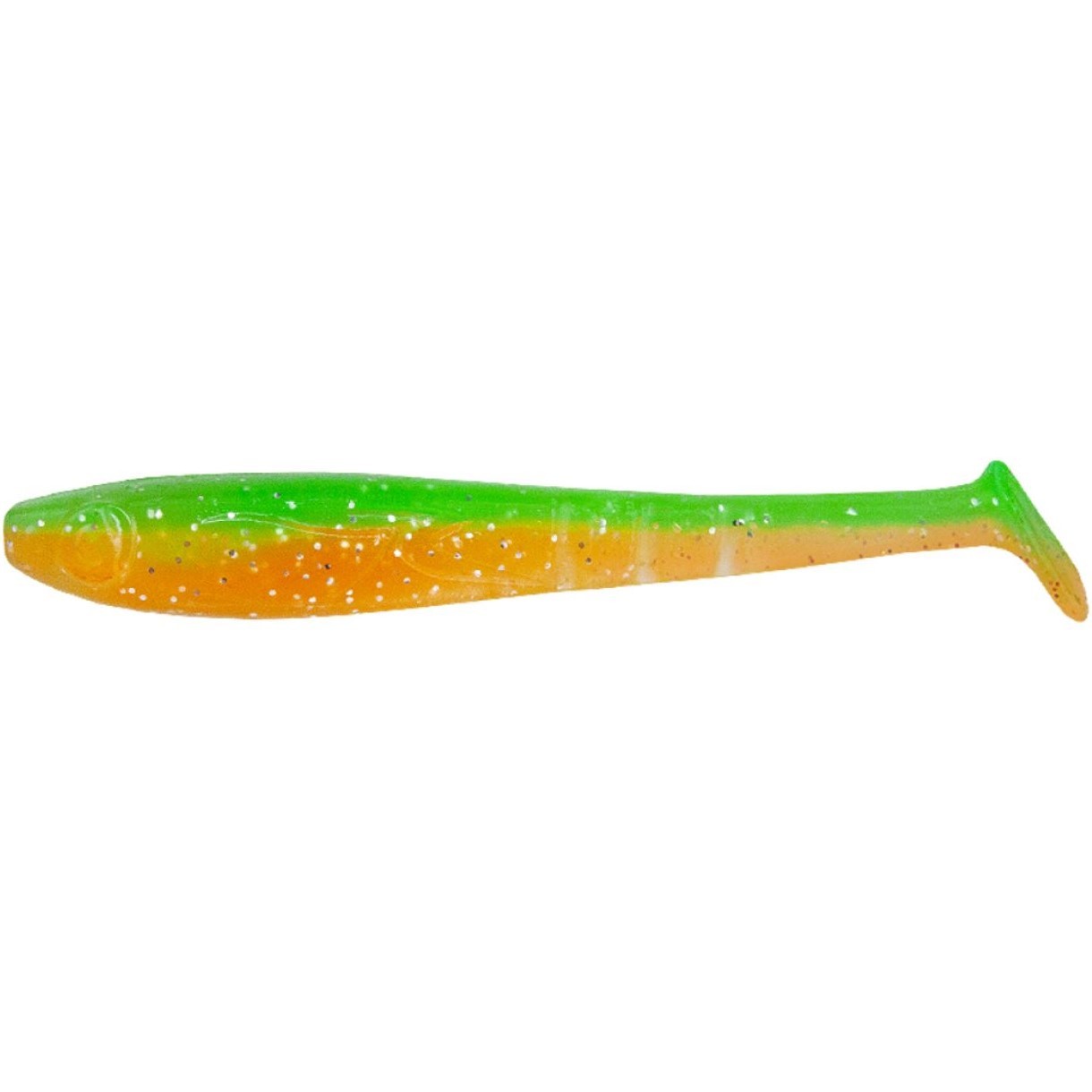 Силиконовая приманка Norstream Siddy 6 152 мм 4 шт 02 Green-Orange   15220-602 — характеристики,
	                                    особенности конструкции