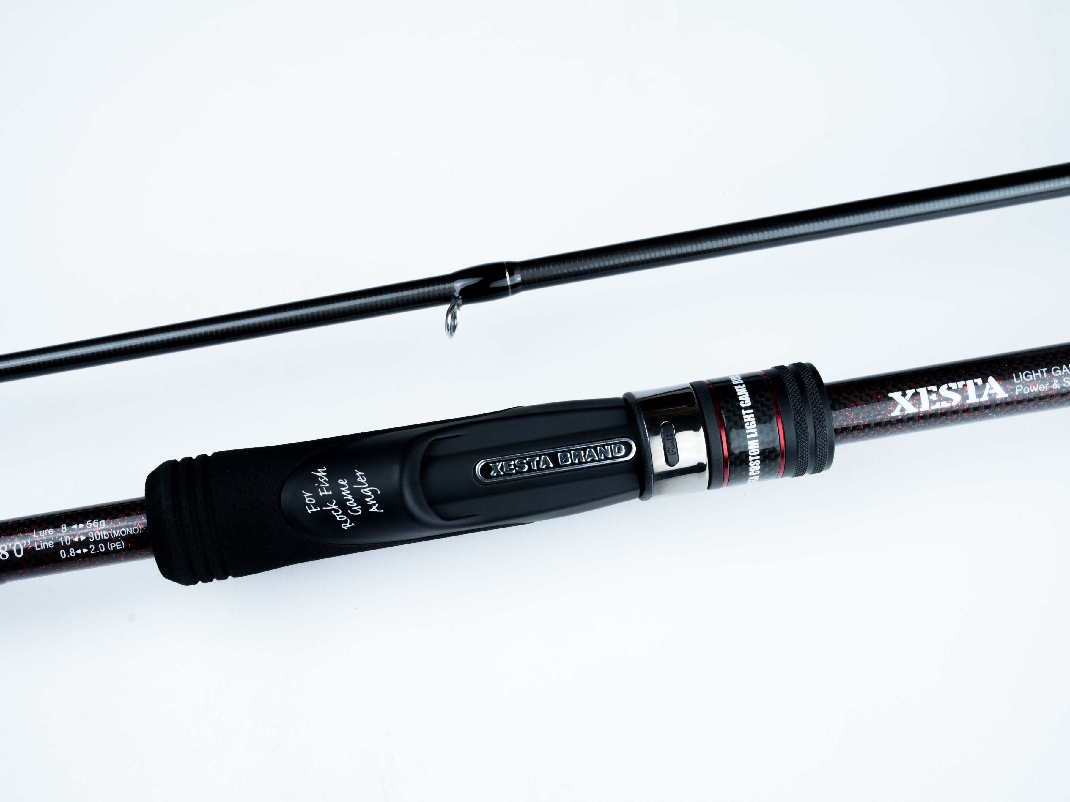 Спиннинг Xesta Black Star Rock S80MHX 244 см 8 - 56 гр  Current Hunter  XBSR-S80MHX — крупный план
	                                    2