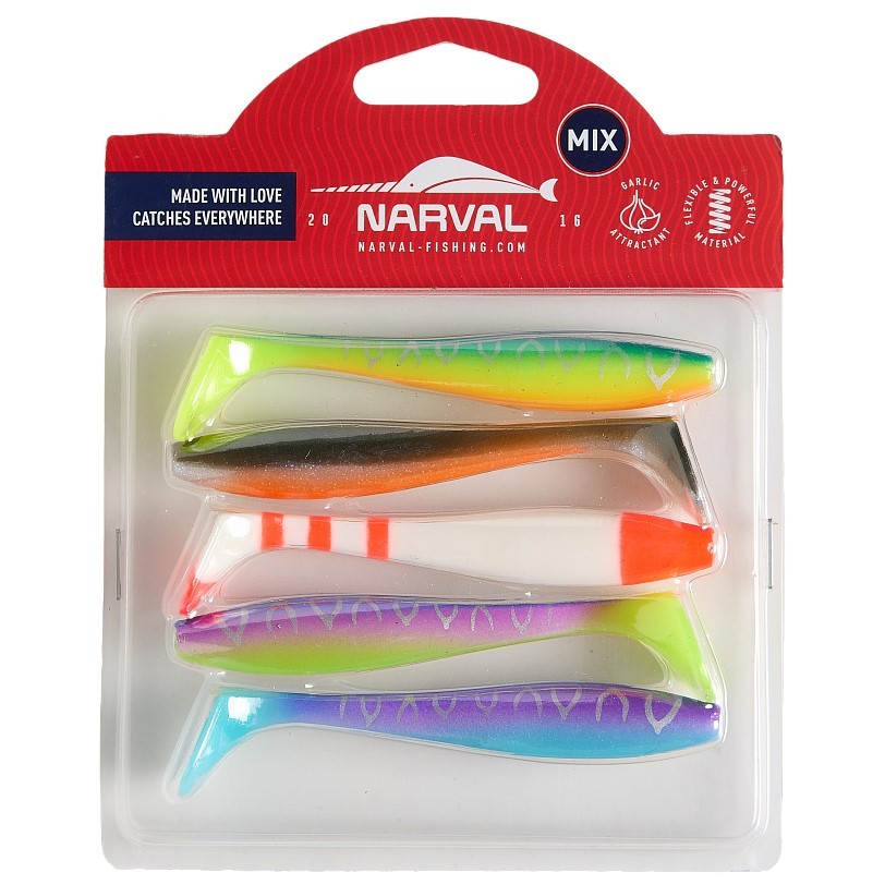 Силиконовая приманка Narval Choppy Tail 10 100 мм 5 шт M03   NVCT10M03 — характеристики,  особенности конструкции