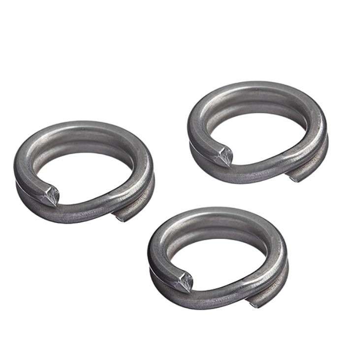 Кольцо Заводное Decoy Split Ring  №10 113 кг 8 шт Серебряный Heavy Class — крупный план
	                                    1