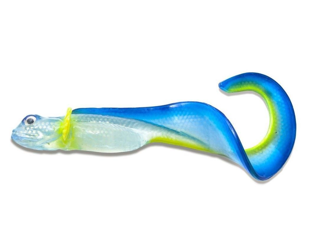 Силиконовая приманка Nettel Juvenile 190 мм 2 шт Clear Blue Lemonade Kanalgratis  NJ-CBL-03 — характеристики,  особенности конструкции