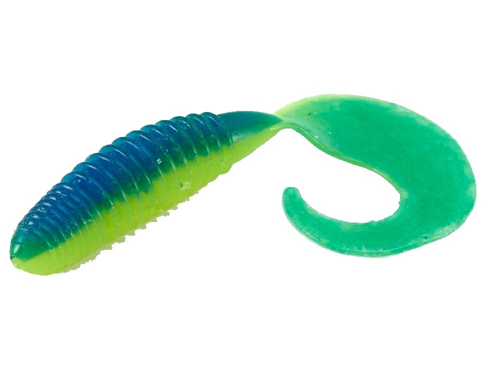 Силиконовая приманка Lucky John Crusher Grub 4.5in 114 мм 4 шт T50 Pro Series  140158-T50 — крупный план
	                                    1