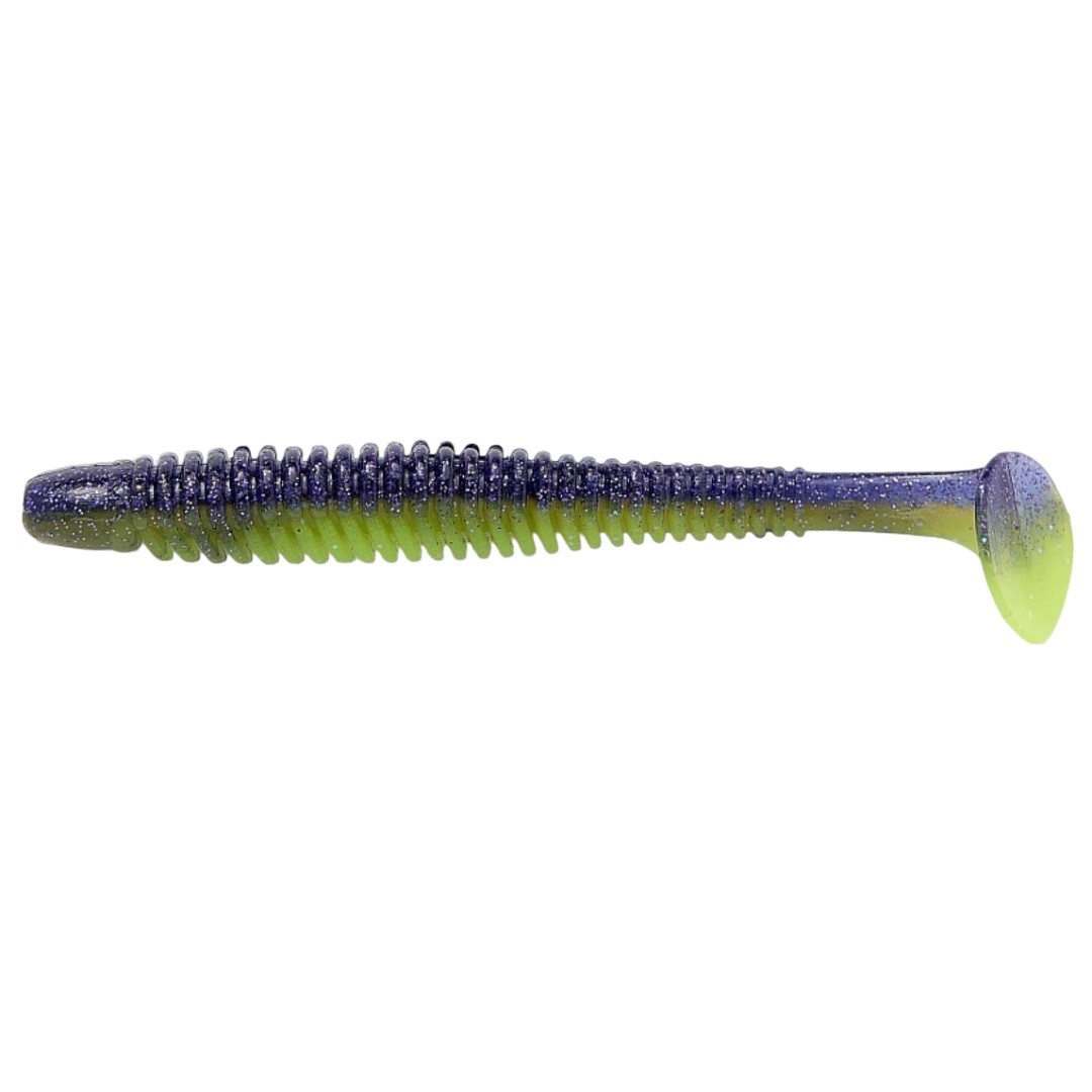 Силиконовая приманка Noike Wobble Shad 4 101 мм 6 шт 149-Purple/Chart   NKNJ4149 — характеристики,  особенности конструкции