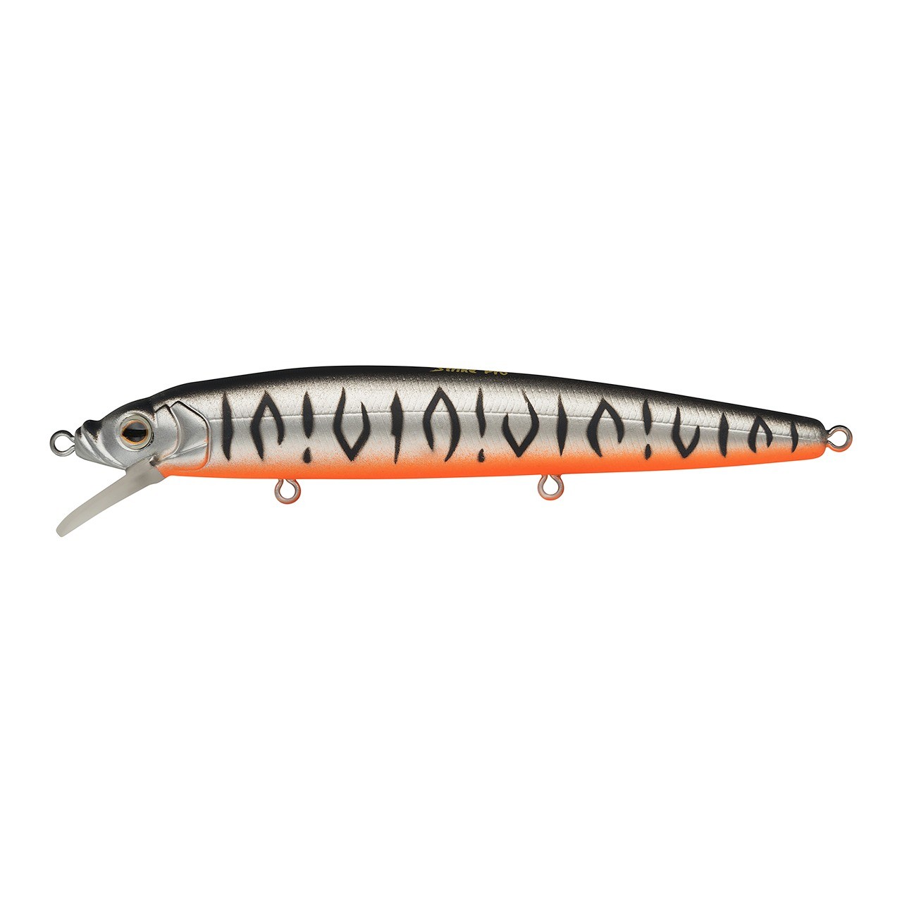 Воблер Strike Pro Alpha Minnow 115 A243ES Grey Shadow Mat Tiger 12,5 гр   EG-033F#A243ES — характеристики,  особенности конструкции