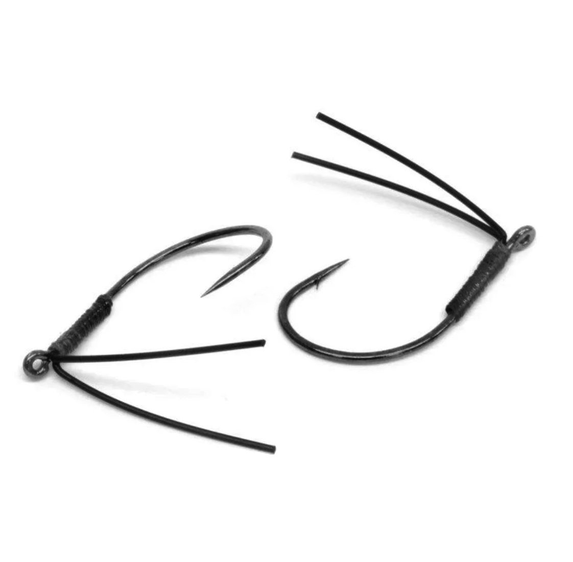 Крючок Одинарный Vanfook DS-21WB №2 4 шт    VFDS21WB2 — крупный план
	                                    1