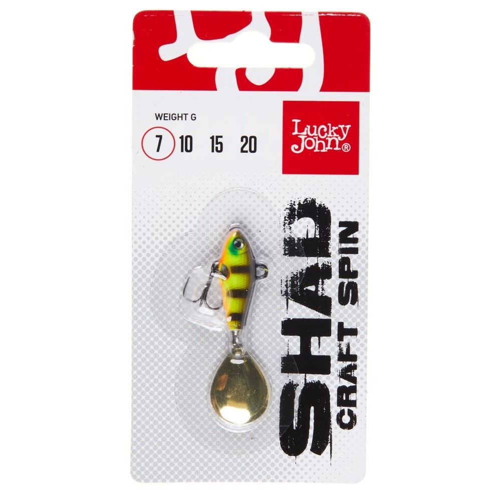 Тейл-спиннер Lucky John Shad Craft Spin 7 7 гр  004   LJSCS007-004 — крупный план
	                                    1