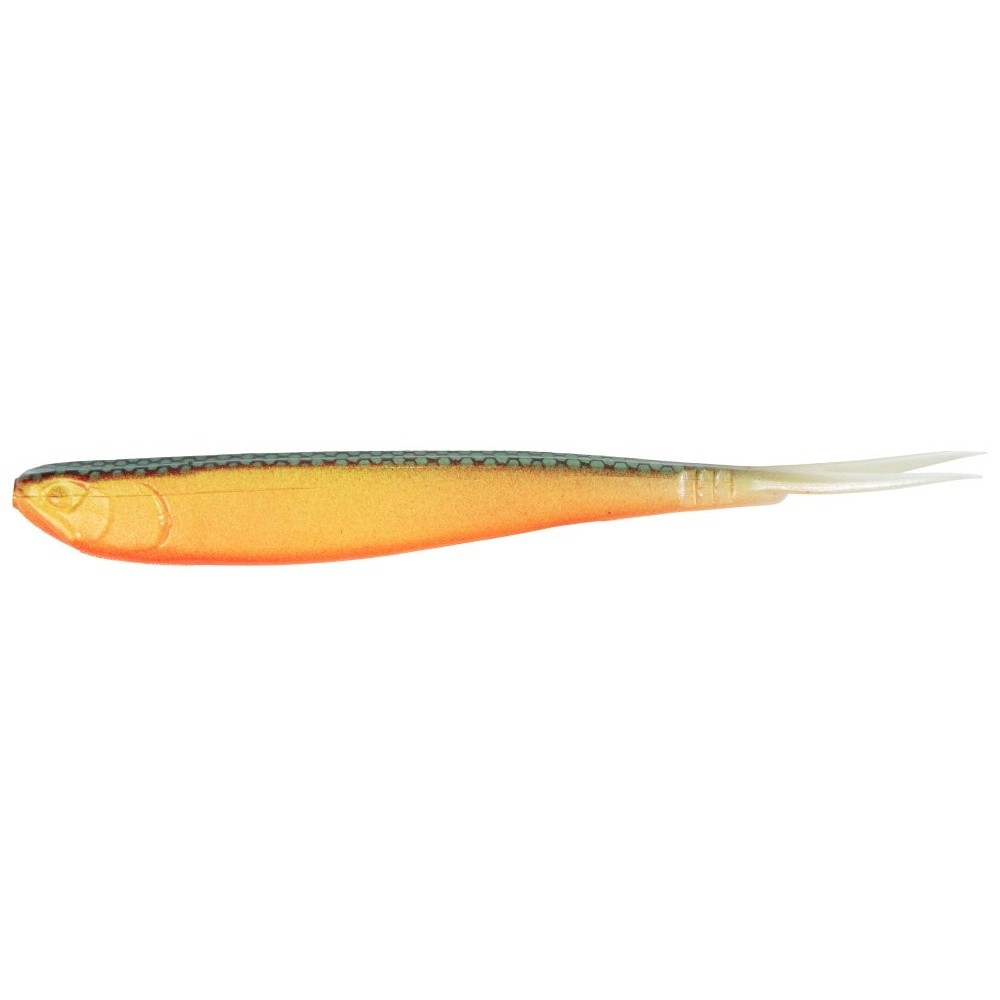 Силиконовая приманка Lucky John Slick Shad-V 5.0in 127 мм 5 шт Z22 3D Series  140423-Z22 — крупный план
	                                    1