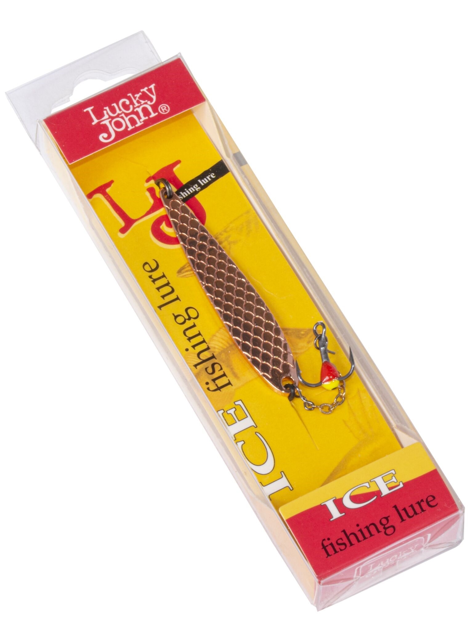 Зимняя Блесна Lucky John Diamond Blade 7,5 гр 61 мм C С цепочкой и тройником  LJDB61-C — крупный план
	                                    2