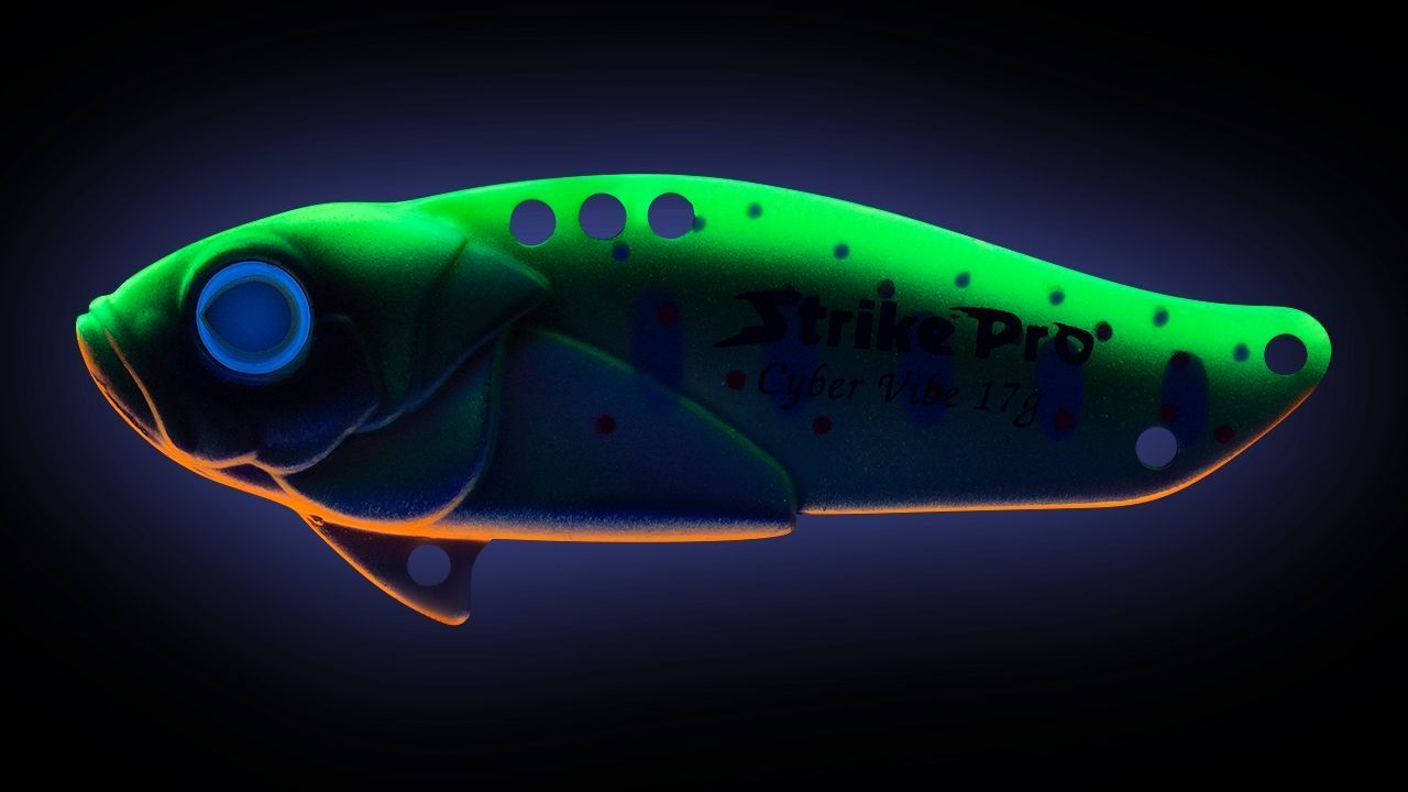 Цикада Strike Pro Cyber Vibe 65 26 гр Mat Motley Trout   JG-005E#A190ES — крупный план
	                                    1