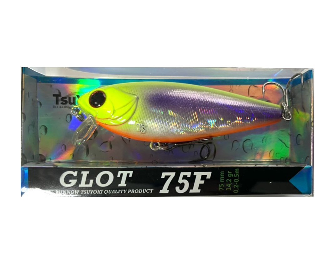 Воблер TsuYoki Glot 75F 072CH 14,2 гр — крупный план
	                                    1