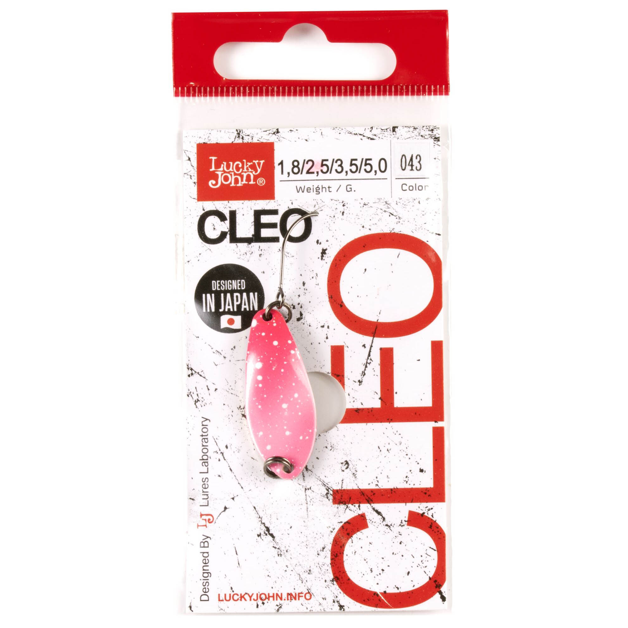 Колеблющаяся Блесна Lucky John Cleo 2,5 гр 31 мм 043   LJCL25-043 — крупный план
	                                    2