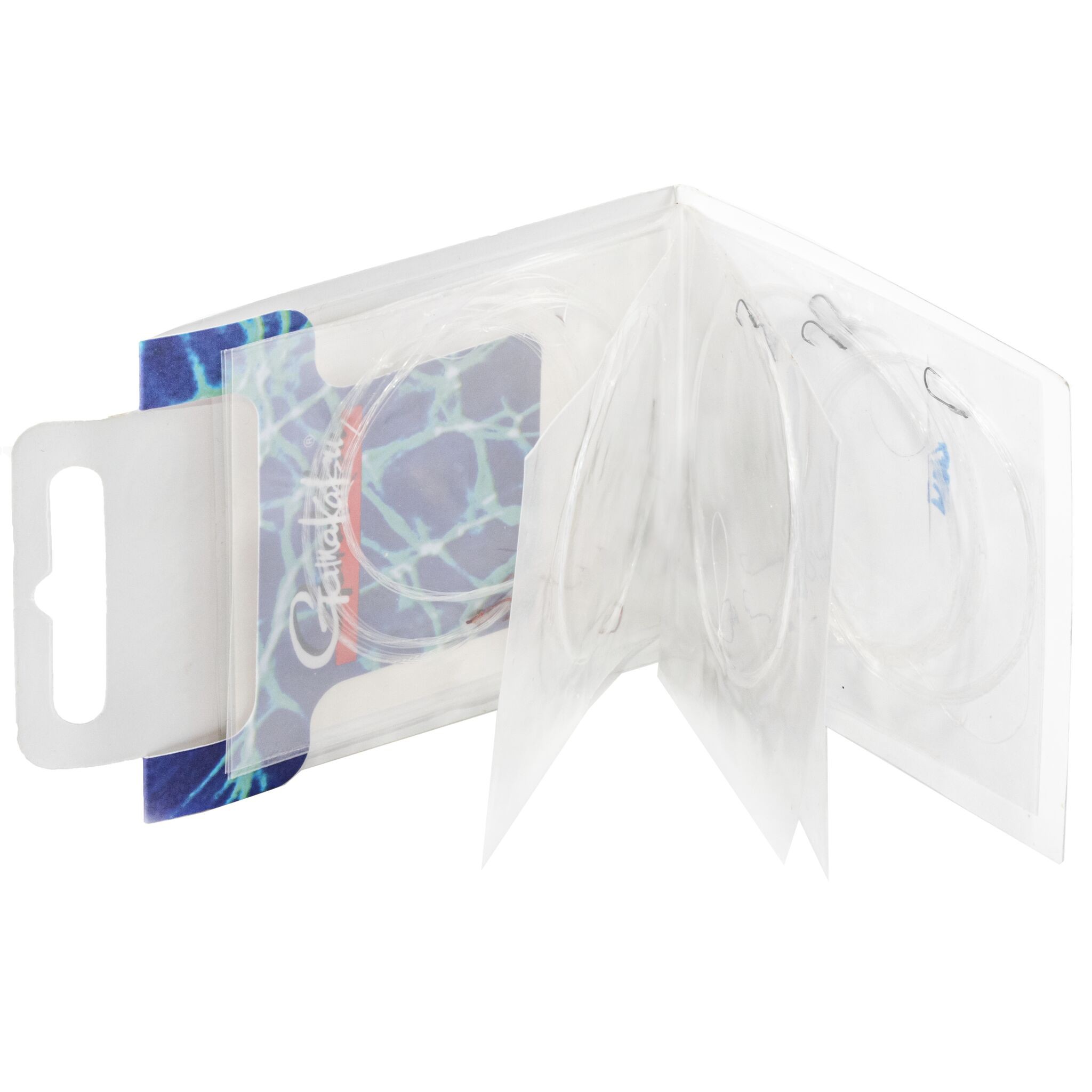 Поводок Gamakatsu Booklet Bream 1310N 70 см  0,12 мм  10 шт №14  140147-014-012 — крупный план
	                                    1