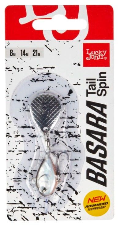Тейл-спиннер Lucky John Basara Tail Spin 8 гр 55 мм 001   LJBTS08-001 — крупный план
	                                    2