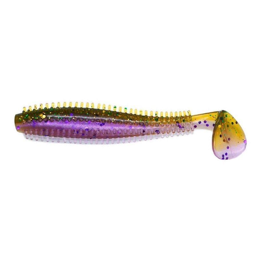Силиконовая приманка Kosadaka Spikey Shad 90 90 мм 9 шт GLV   SSH-090-GLV — характеристики,
	                                    особенности конструкции