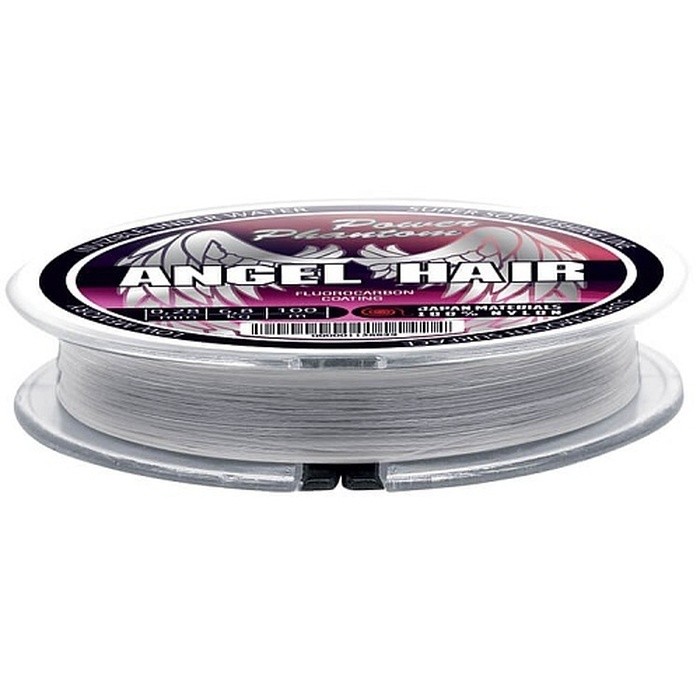 Леска монофильная Power Phantom Angel Hair  100 м 0,14 мм Clear fluorocarbon coating  PPAHC100014 — крупный план
	                                    1