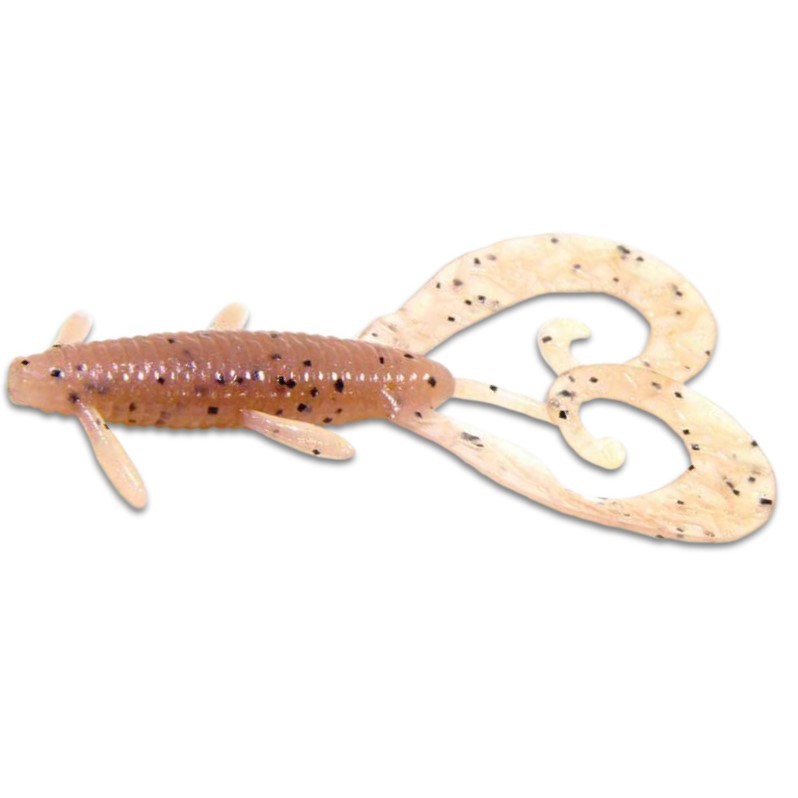 Силиконовая приманка Reins G-Tail Twin 2 50 мм 10 шт 389-Champagne Pro Blue   GTT2-389 — характеристики,  особенности конструкции