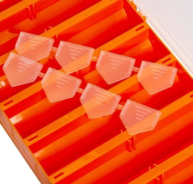 Коробка Fisherbox 240D  24х15х5 см Orange   24.15.05 or — крупный план
	                                    3