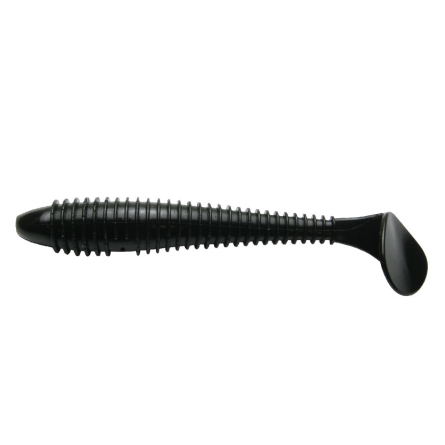 Силиконовая приманка Keitech Swing Impact Fat 4.8 122 мм 5 шт #001 Black — характеристики,
	                                    особенности конструкции
