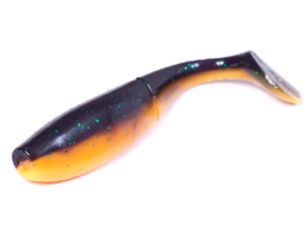 Силиконовая приманка Lucky John Zander Paddle Tail 4.0in 100 мм 5 шт Z07 3D Series  140429-Z07 — крупный план
	                                    1