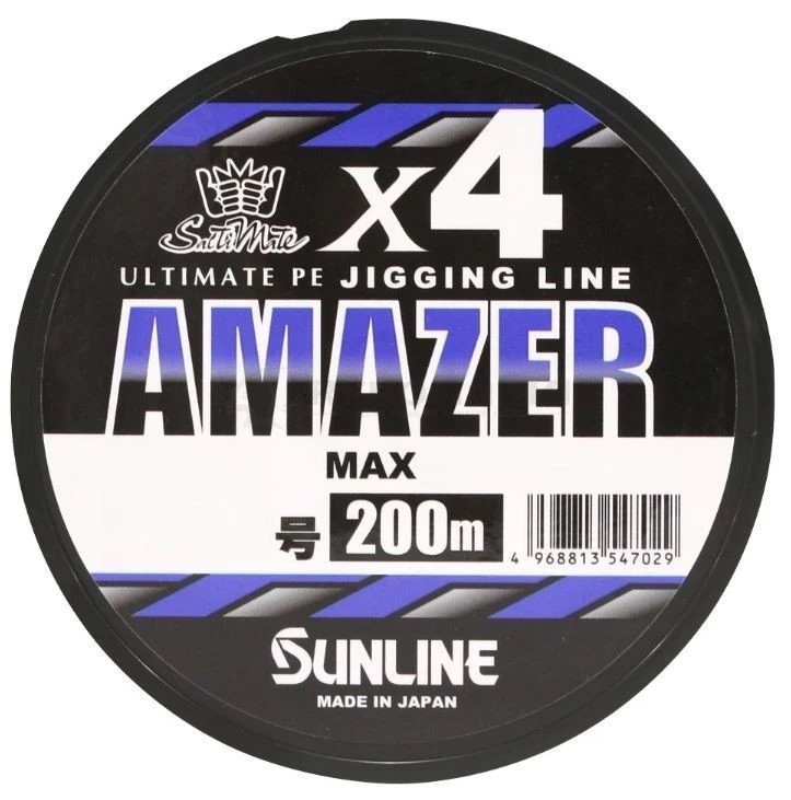 Плетеный шнур Sunline Amazer X4 200 м  PE # 1,7  0,223 мм — характеристики,
	                                    особенности конструкции