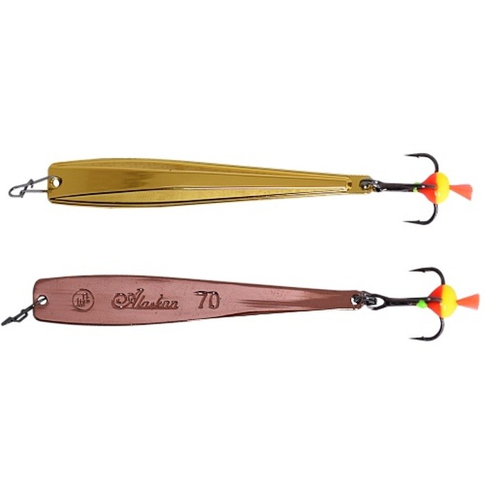 Зимняя Блесна ECOPRO Alaskan 11 гр 70 мм G/C   EPVJAT70GC — характеристики,  особенности конструкции