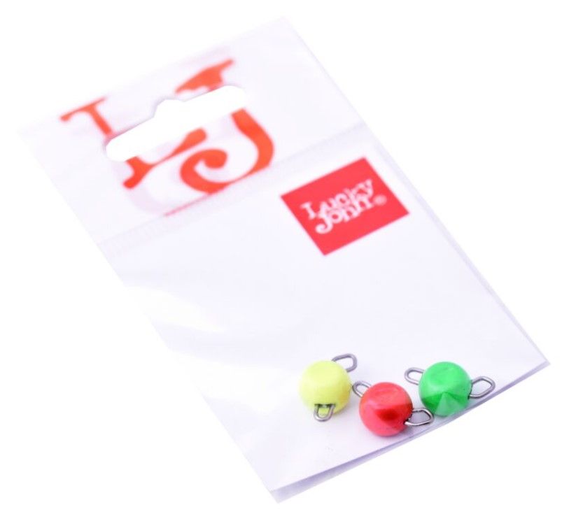 Груз Lucky John Ball 4 гр 3 шт RGY Mix 1   LJBRMIX1-004 — крупный план
	                                    1