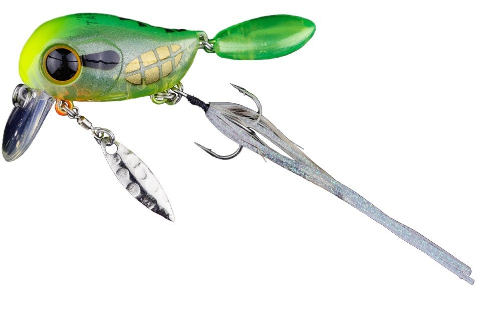 Воблер Jackall Micro Tappy 54F Chartreuse Grass Hopper 4,8 гр — характеристики,
	                                    особенности конструкции